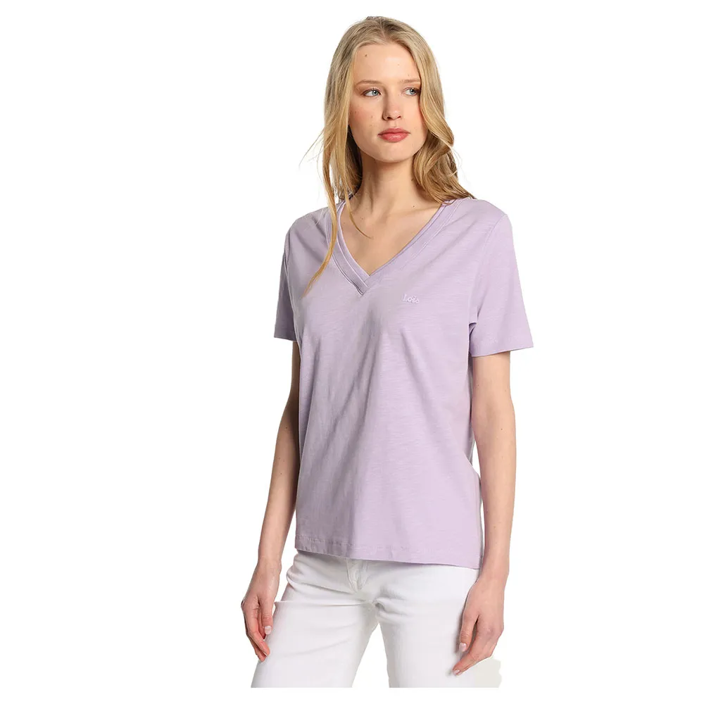 

Футболка Lois Jeans 10935 short sleeve v neck, фиолетовый