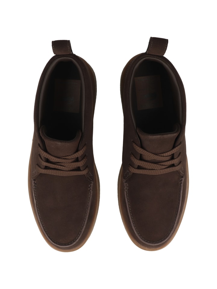 Lacoste Кроссовки средней высоты Baseshot Chukka 2252 темно-коричневого цвета — фото 2