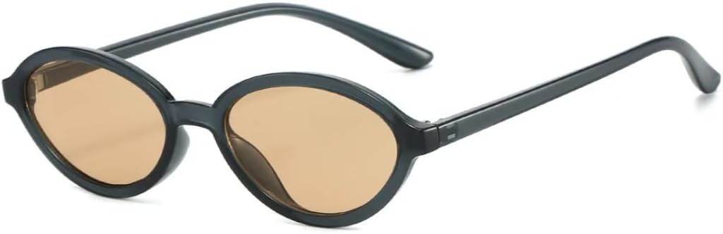 

Солнцезащитные очки с защитой UV400 | Овальные, в стиле панк, градиентный чайный оттенок | для женщин и мужчин, для занятий спортом на открытом воздухе и вождения DSVIGF, Gray Tea