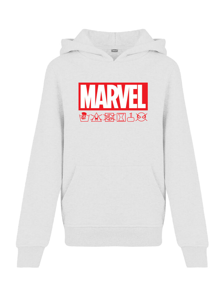 

Пуловер F4NT4STIC Marvel Logo Waschsymbole, белый