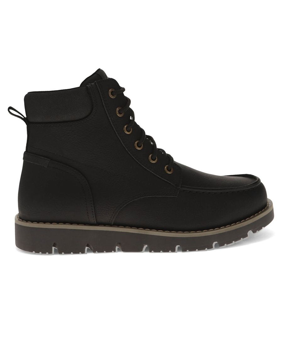 Мужские прочные ботинки-чукка Davis на шнуровке Dockers, Black — фото 2