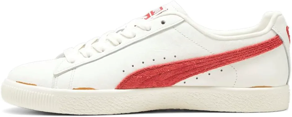Мужские кроссовки PUMA Clyde Neverworn III на шнуровке - повседневные, красные, красный — фото 3