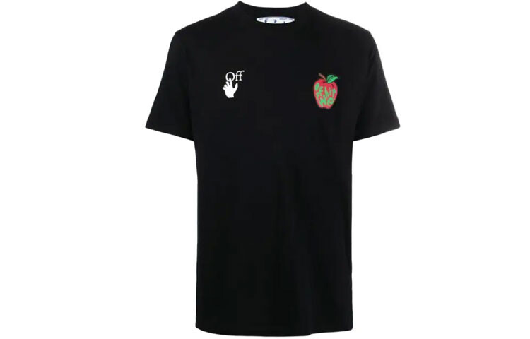 

Футболка мужская Off-White Apple Print, черный