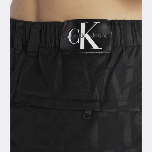 Брюки карго свободного кроя Calvin Klein, черный — фото 3