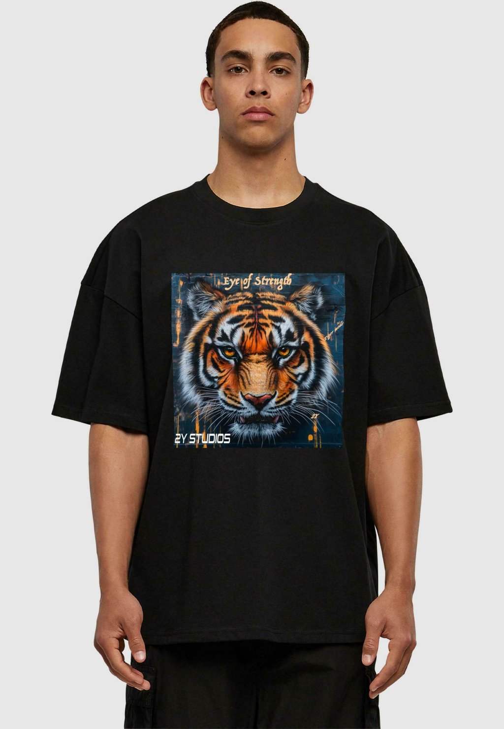 

Футболка с принтом TIGER GRAFFITI EYE OF STRENGHT 2Y Studios, черный