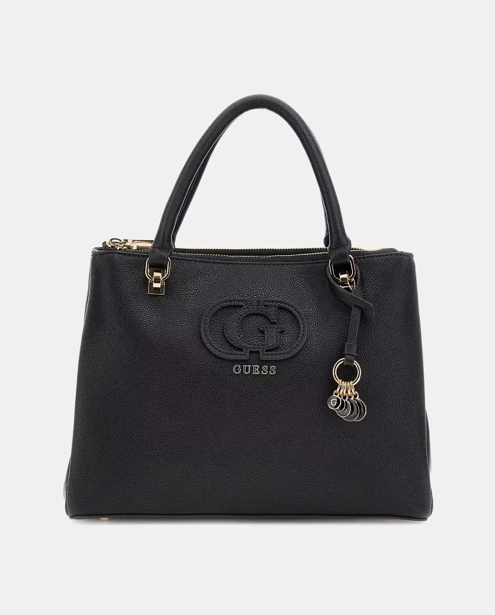

Сумка через плечо с молнией и магнитной застежкой Guess, черный