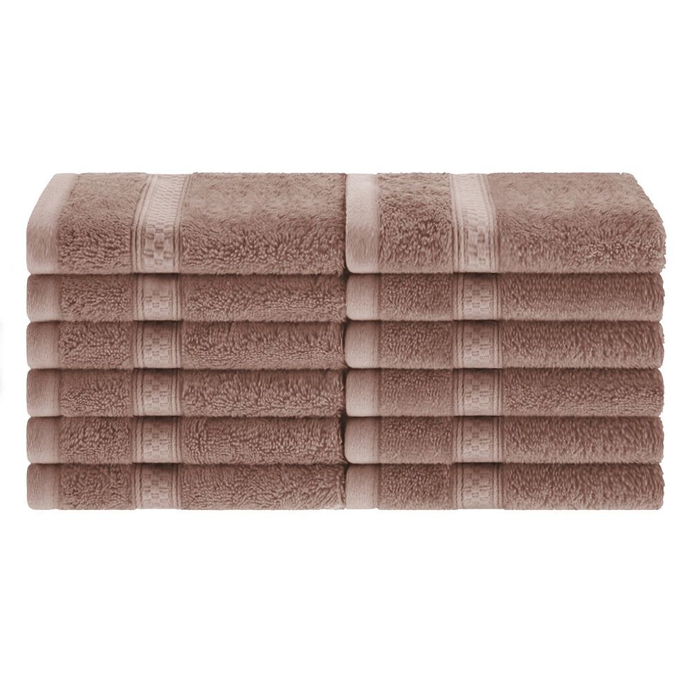 

Набор полотенец для лица SUPERIOR Rayon from Bamboo Blend Solid, 12 шт., песочный