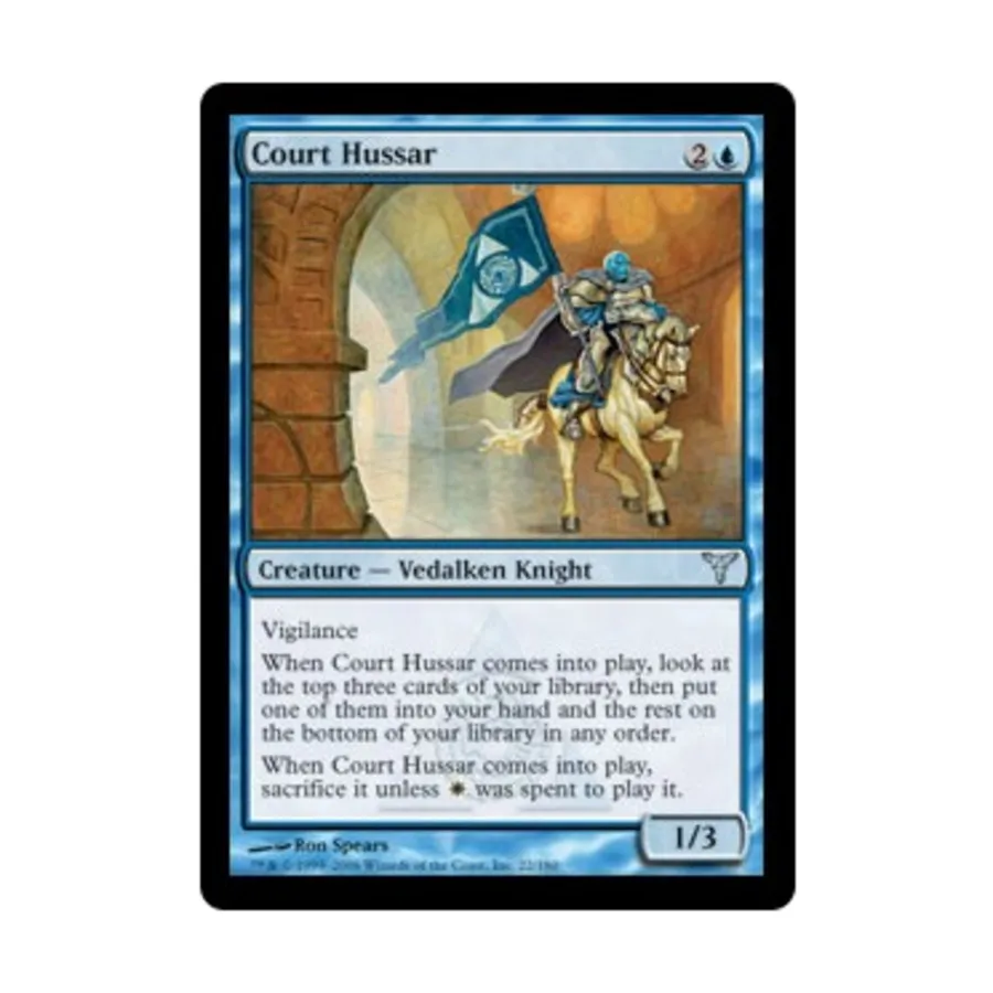 

CCG Придворный гусар (У), MTG - Dissension