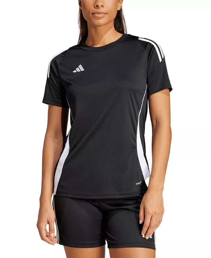 

Женский топ из джерси Tiro 24 adidas, черный