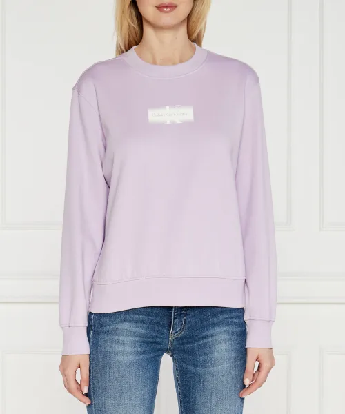 

Толстовка Regular fit Calvin Klein Jeans, фиолетовый