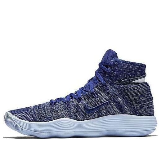 

Кроссовки hyperdunk 2017 flyknit Nike, синий