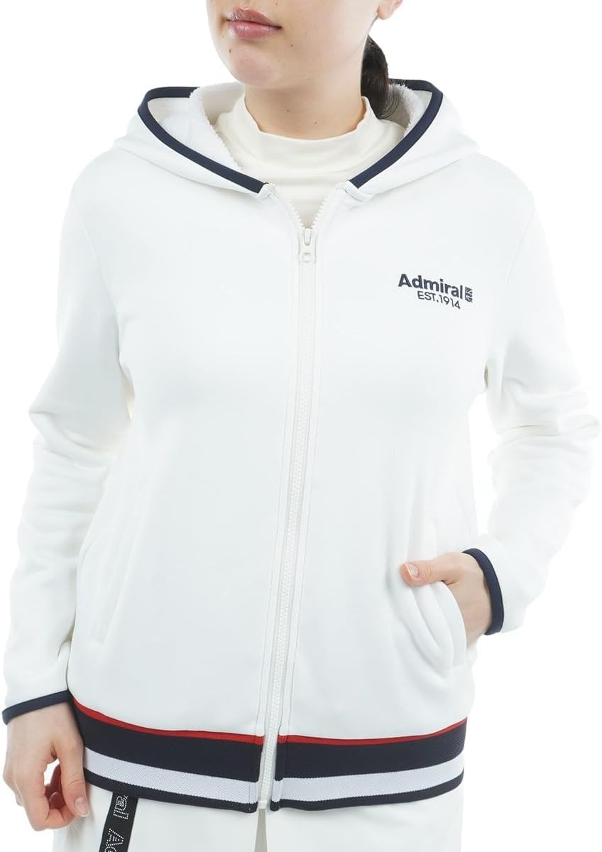 

Толстовка с капюшоном Admiral Golf, легкая толстовка на молнии Kalissi, белая