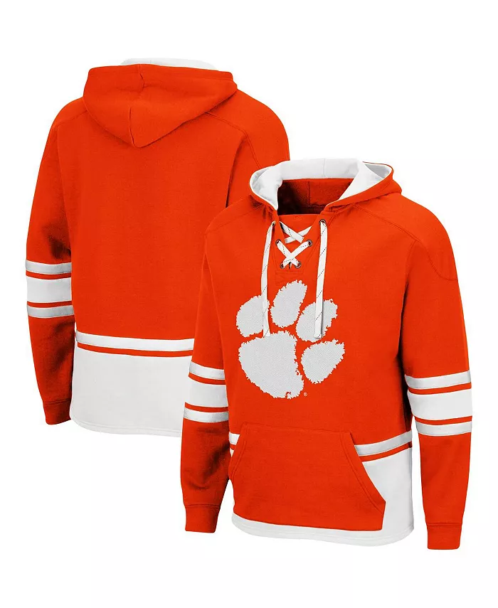 

Мужская толстовка с капюшоном Clemson Tigers Lace Up 3.0 на шнуровке Colosseum, оранжевый