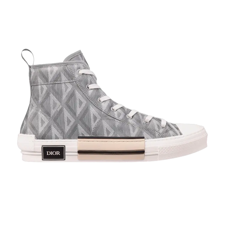 

Кроссовки Dior B23 High CD Diamond - Grey White, серый