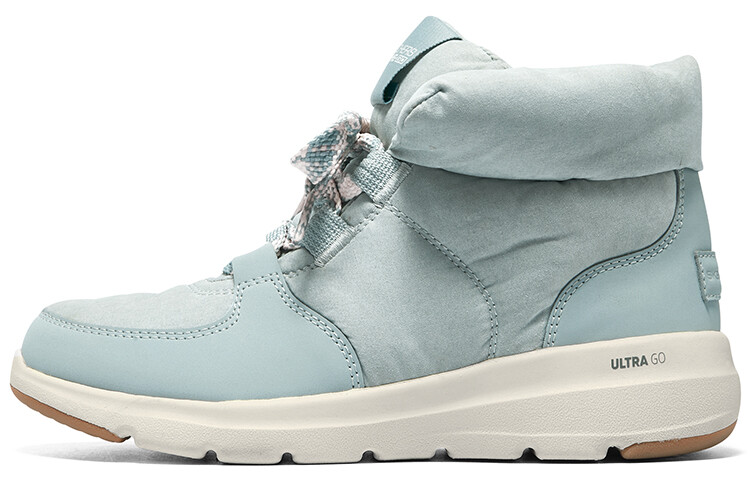 Зимние ботинки женские Skechers Glacial Ultra, светло-голубой