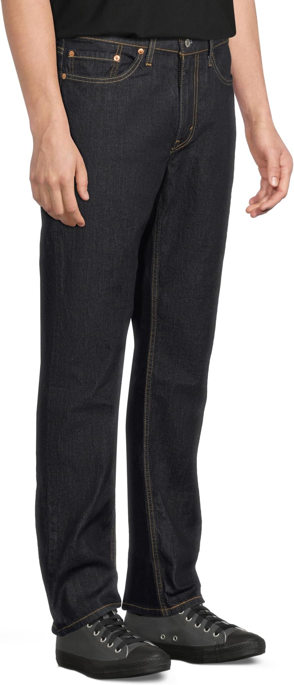 Джинсы Levi's Mens Men's 514 Straight, насыщенный темно-синий — фото 2