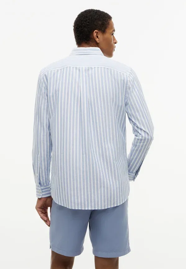 Рубашка Tommy Hilfiger Heritage Oxford Seasonal STP Seasonal Pattern, королевский синий/белый — фото 3