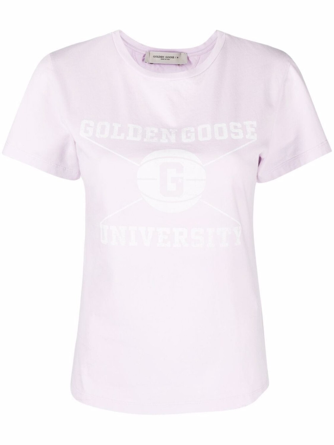 

Golden Goose футболка с логотипом, фиолетовый