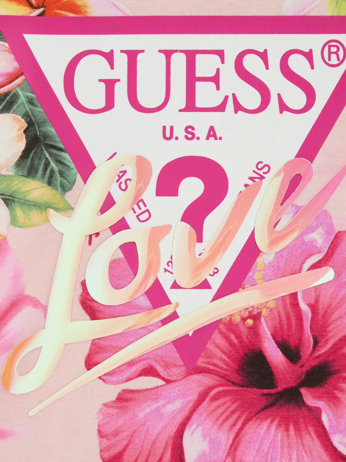 Футболка Guess, Rose/Light Pink — фото 3