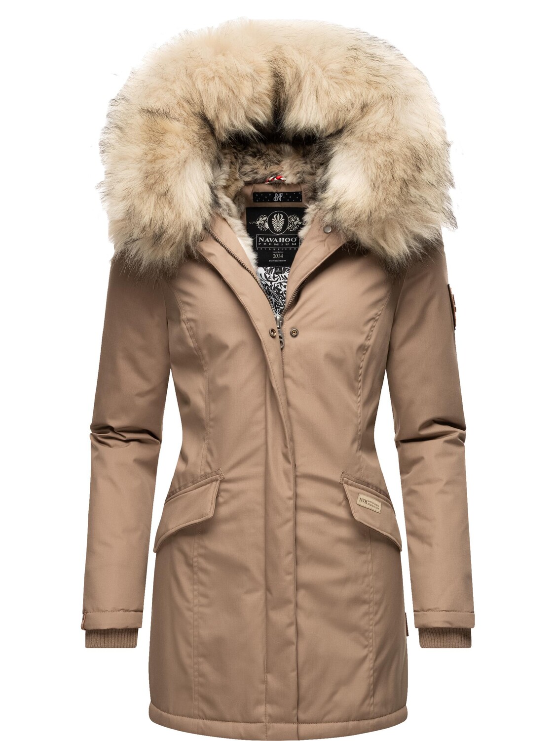 

Пуховик Navahoo Cristal, цвет Taupe Grey