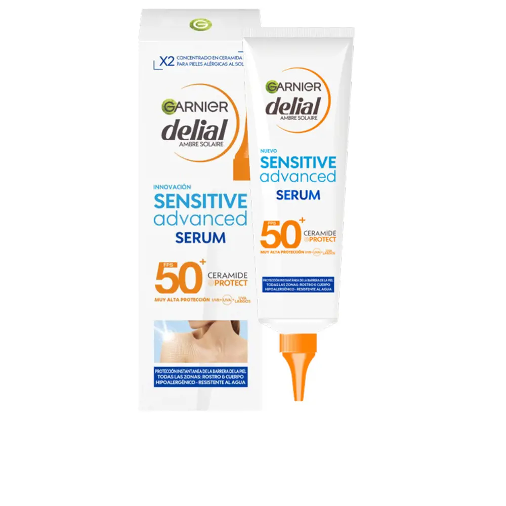 

Солнцезащитный крем Sensitive Advanced Serum Corporal Spf50+ Garnier, 125 мл