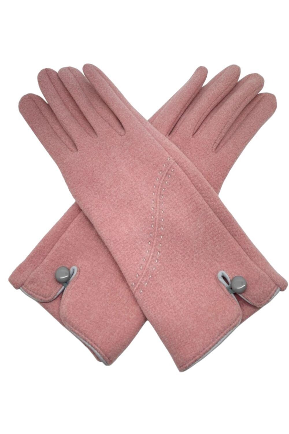 

Перчатка с вышивкой LL Accessories, розовый