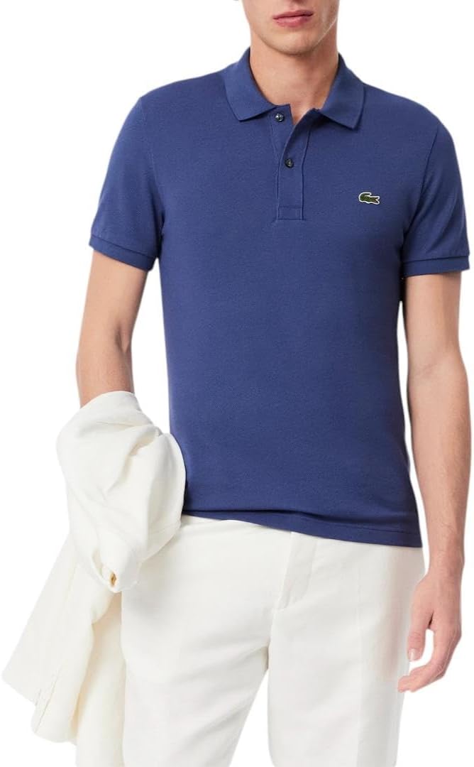 

Lacoste мужская приталенная короткая рукав поло L12.12, Primerose, Розовый, Lacoste мужская приталенная короткая рукав поло L12.12, Primerose