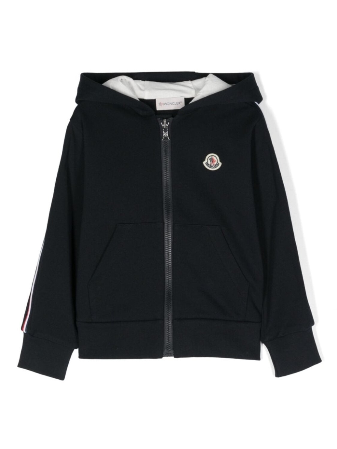 

Moncler Enfant худи в полоску, синий