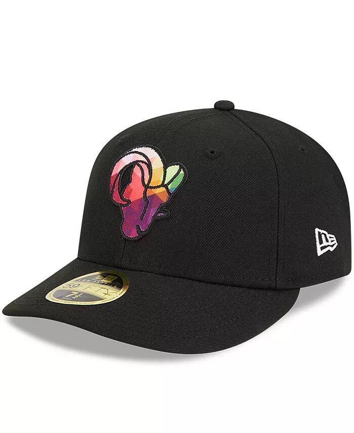 

Мужская черная бейсболка Los Angeles Rams 2023 NFL Crucial Catch Low Profile 59FIFTY Fitted New Era
