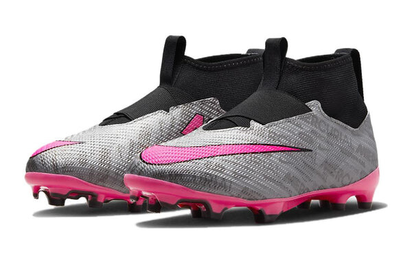 Кроссовки mercurial superfly 9 pro fg Nike, серебряный — фото 3