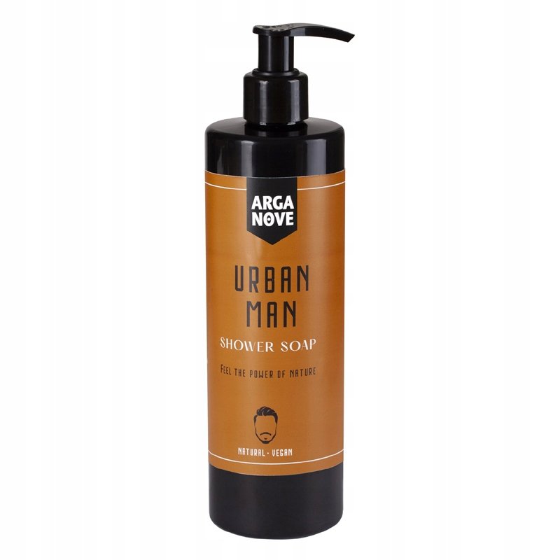 

Натуральное оливковое мыло для ванны и душа для мужчин Urban Man 400 мл Arganove