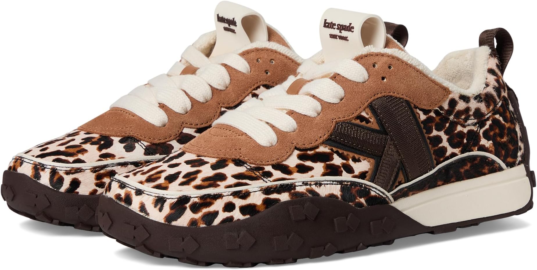 Кроссовки Kate Spade New York K As In Kate Downtown Leopard Haircalf Runner, разноцветный