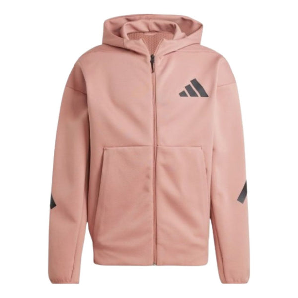 

Куртка z.n.e. full-zip hooded track jacket Adidas, розовый