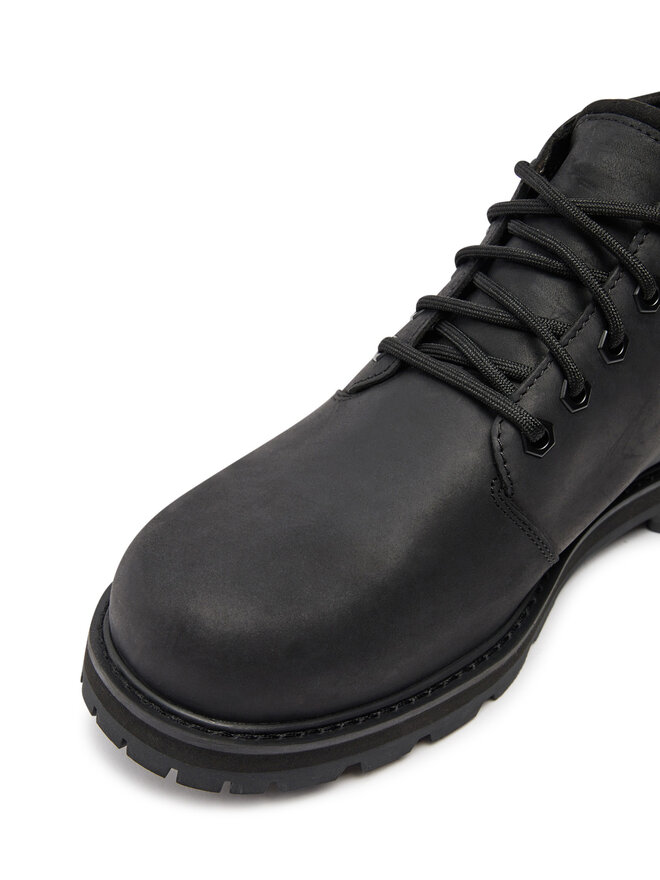 Мужские ботинки Timberland Britton Road средней высоты из нубука, черный — фото 4