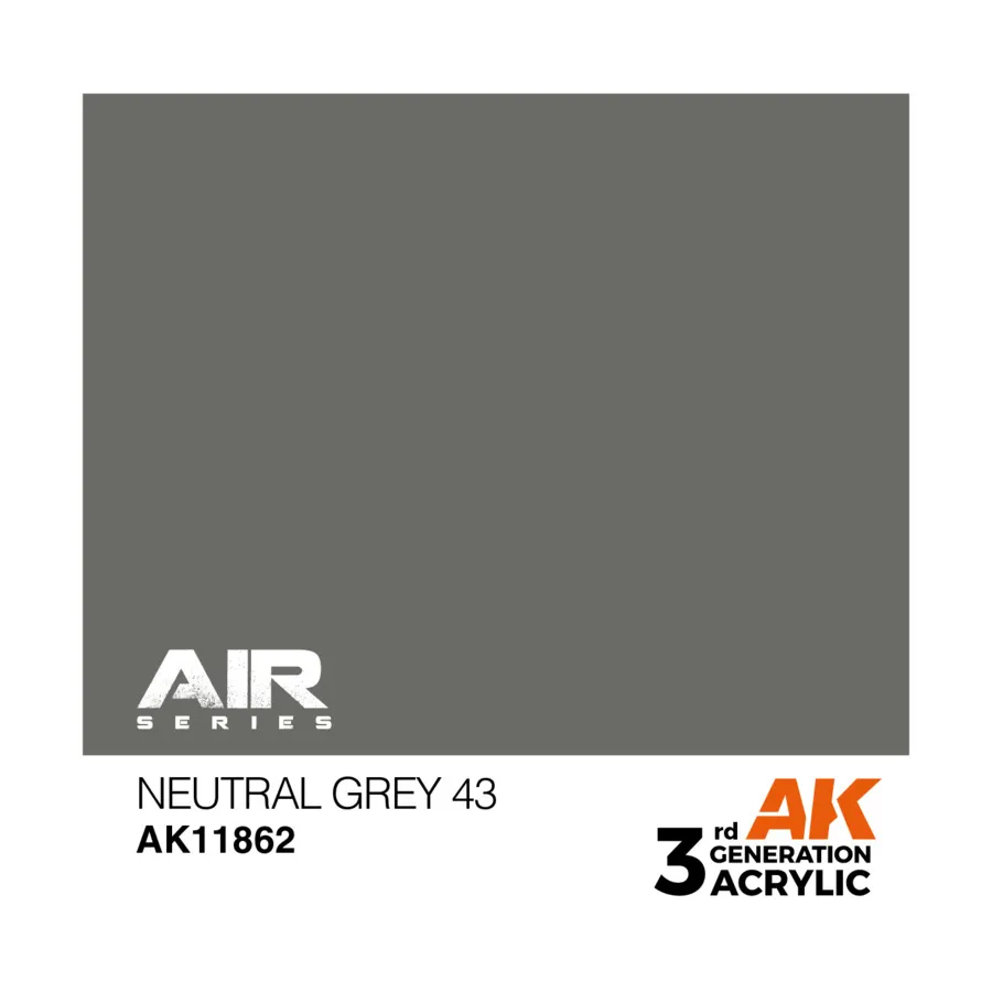 

Нейтральный серый 43, 3rd Gen Acrylic - Air