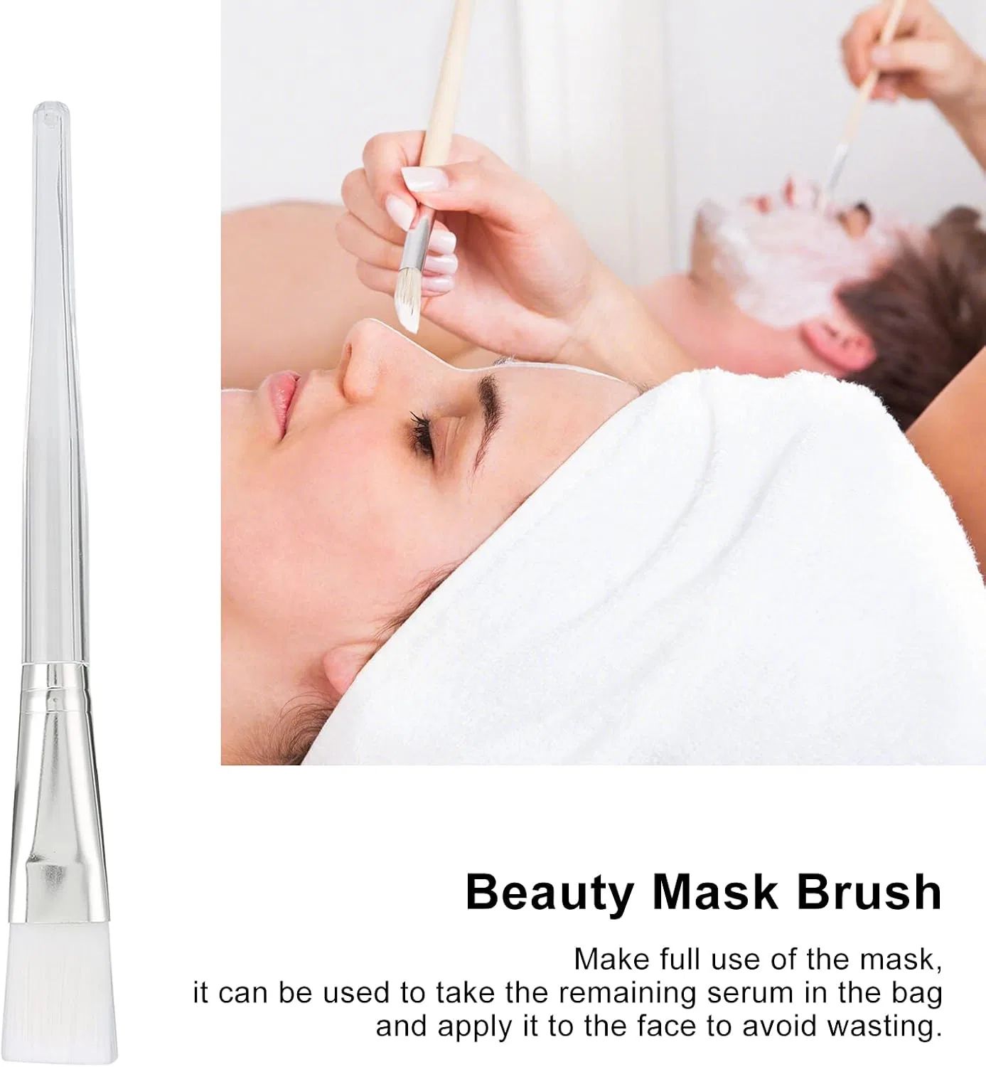 Кисть для лица Mud Brush, эргономичная, PVC, 1 шт. — фото 4