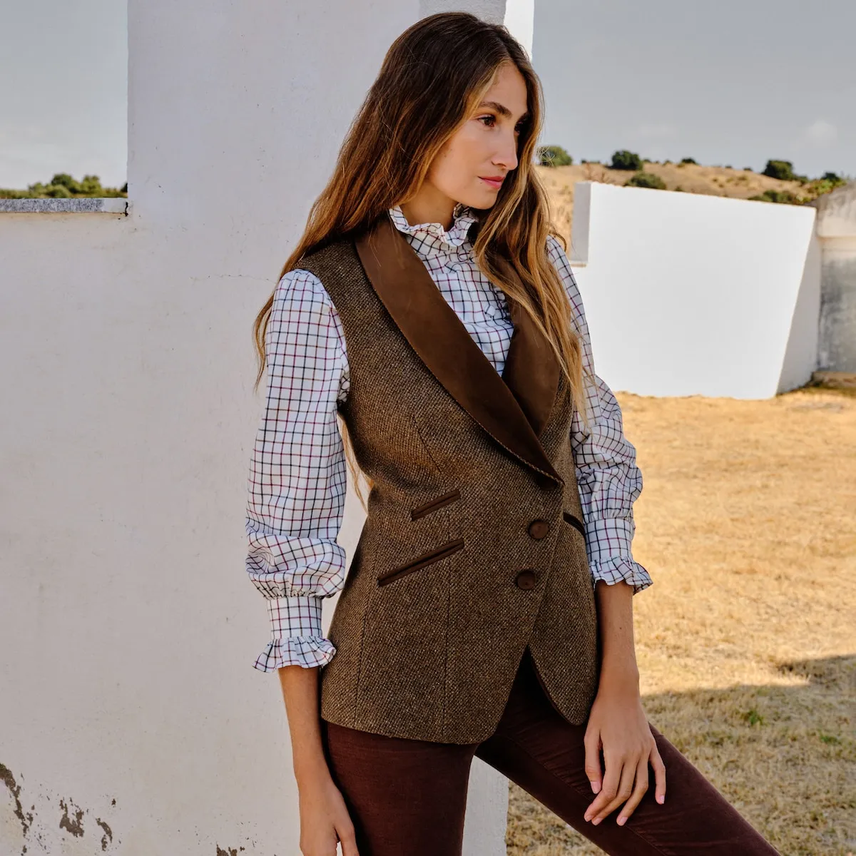 

Жилет для женщин стрелок Verhunt, коричневый