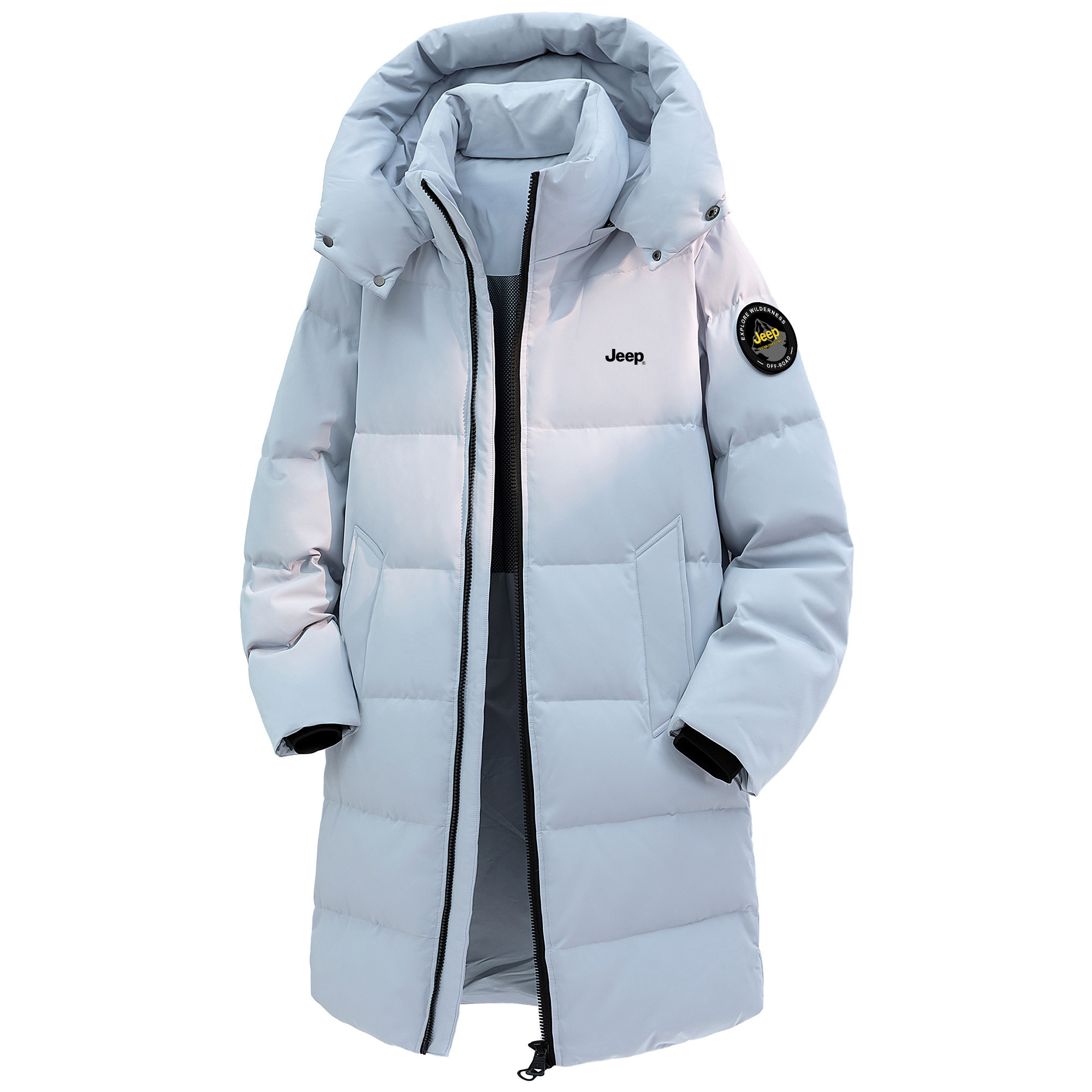 

Пуховик Unisex с капюшоном Moderate Puffer Jeep, glacier синий