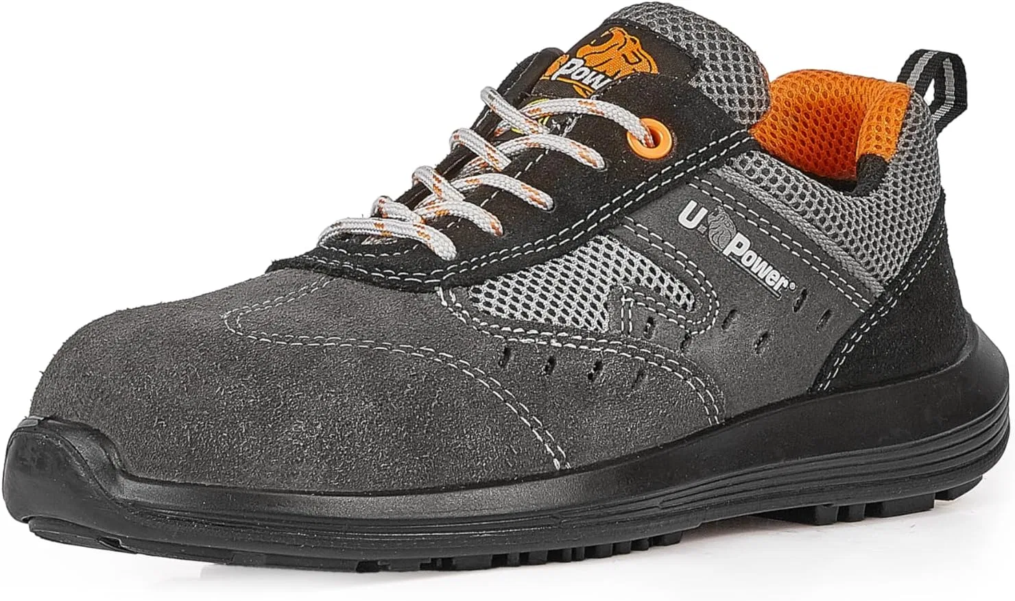 UPOWER Unisex Sprint O Esd S1 Fo SrЗащитная обувь, Lead Grey Black