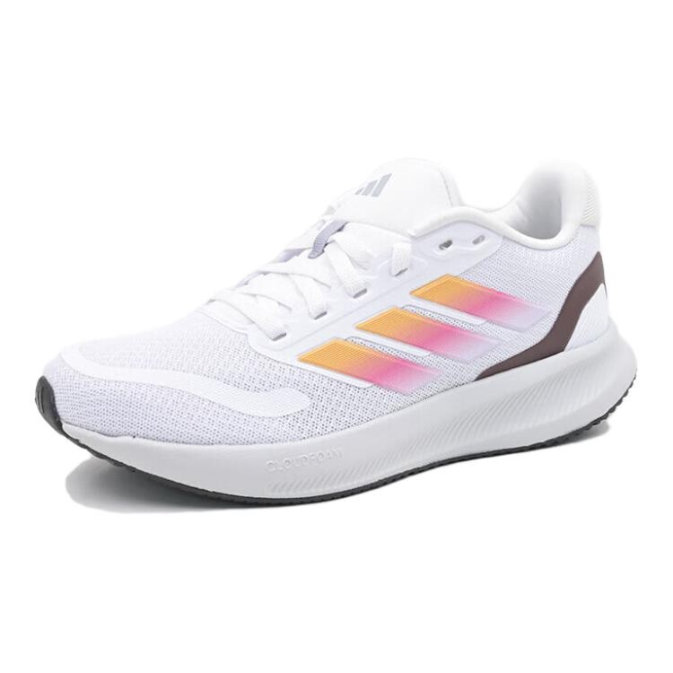 Детские кроссовки GS Low-top Белые/оранжевые Adidas, белый/оранжевый — фото 3