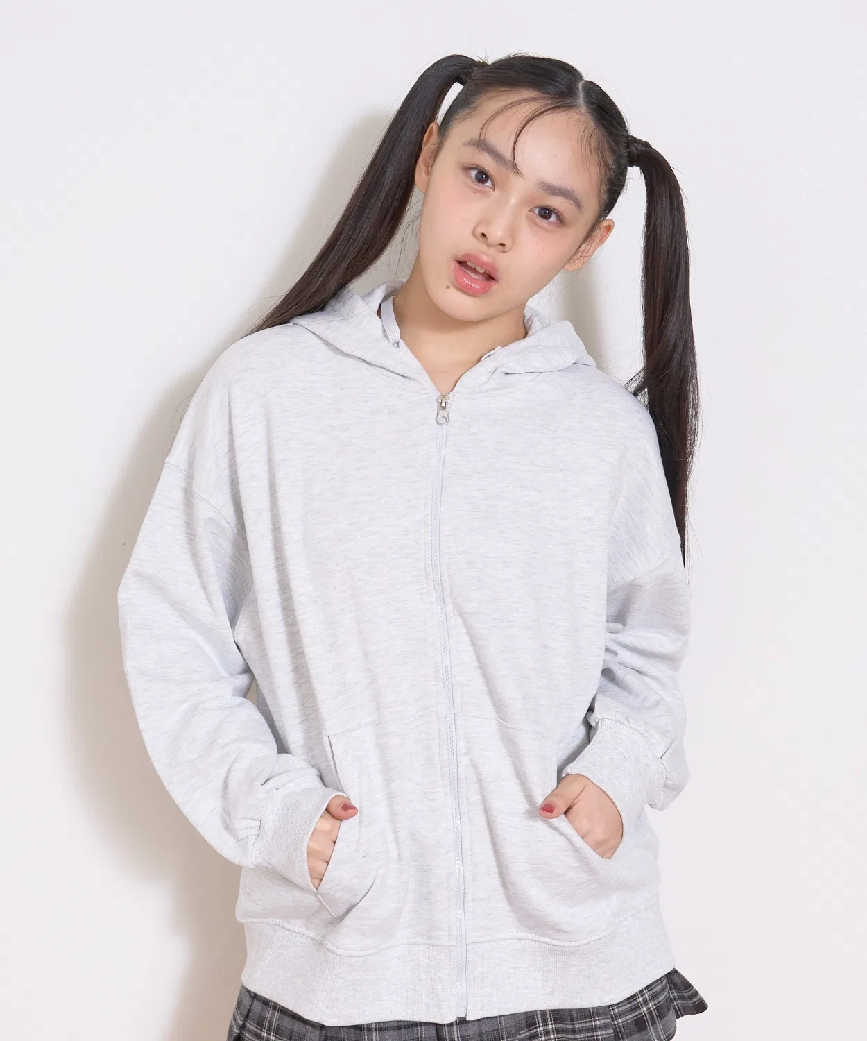 Детская ZIP-кофта из хлопка, чёрная — фото 3