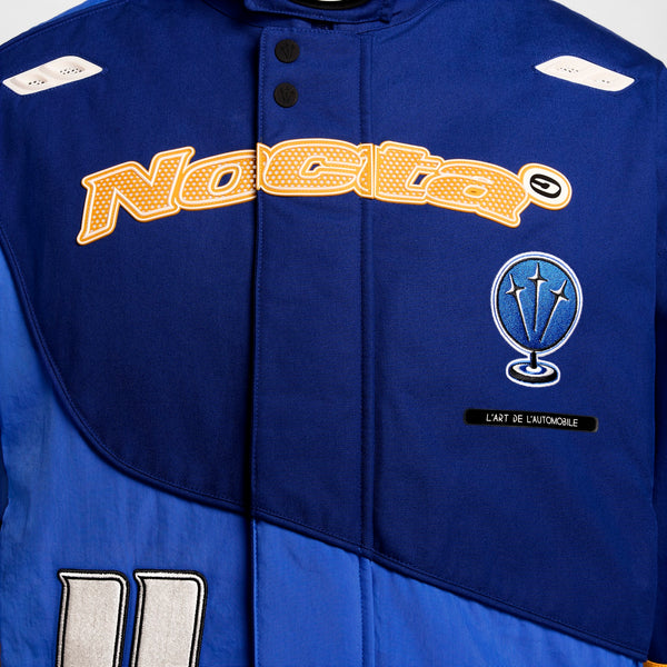 Куртка x nocta drake l'art racing jacket 'deep royal blue' Nike, синий — фото 3