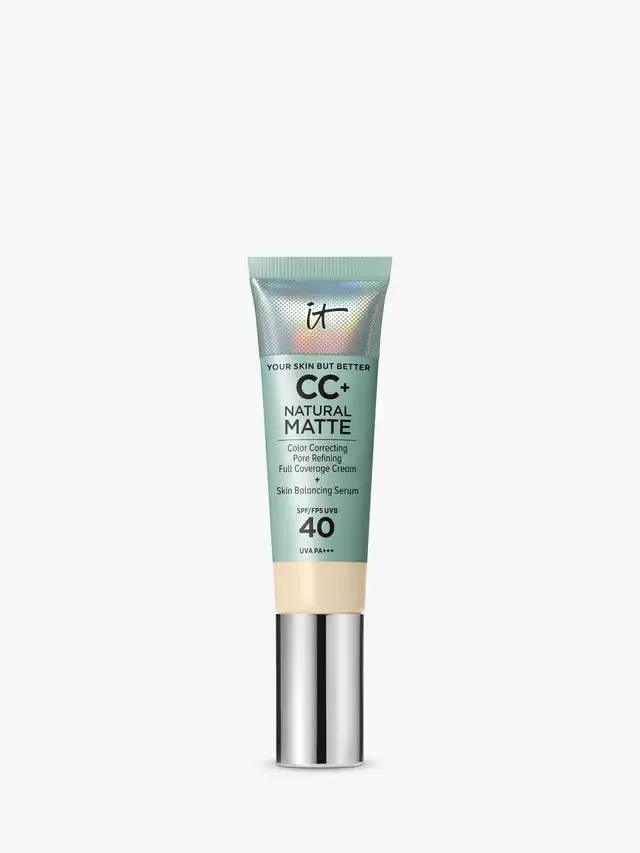 Тональный крем CC+ Natural Matte Foundation SPF 40 для лучшей кожи IT Cosmetics, Fair Warm