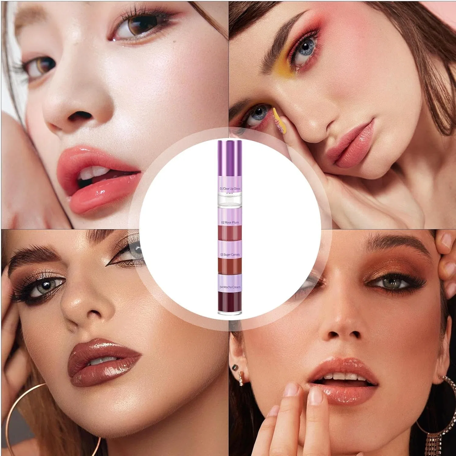 Блеск для губ 4-в-1, Lip Gloss — фото 4