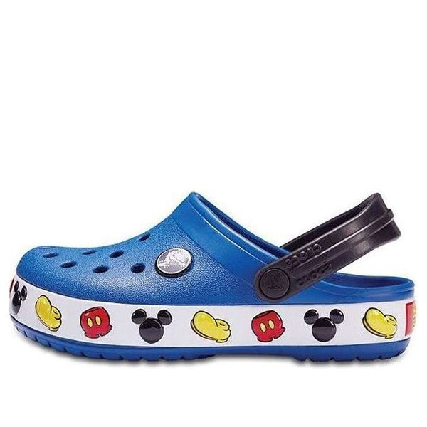 

Сандалии small mickey cozy non-slip sports blue sandals Crocs, синий