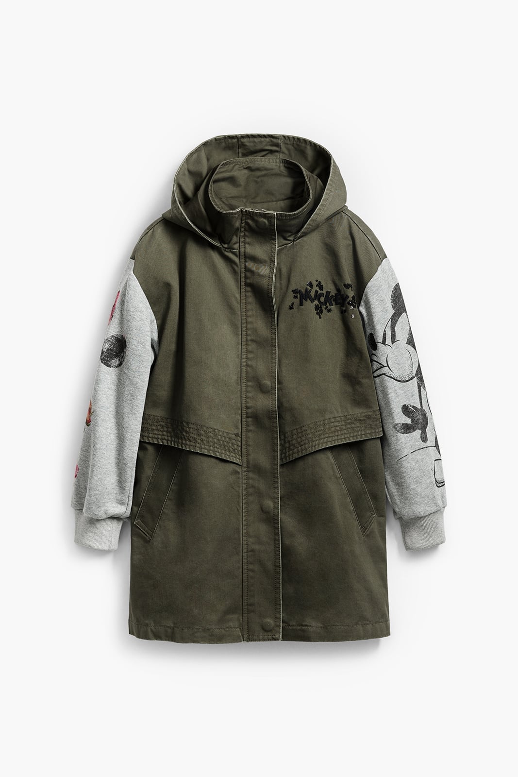 Комбинированная толстовка Disney Desigual, Green/4092