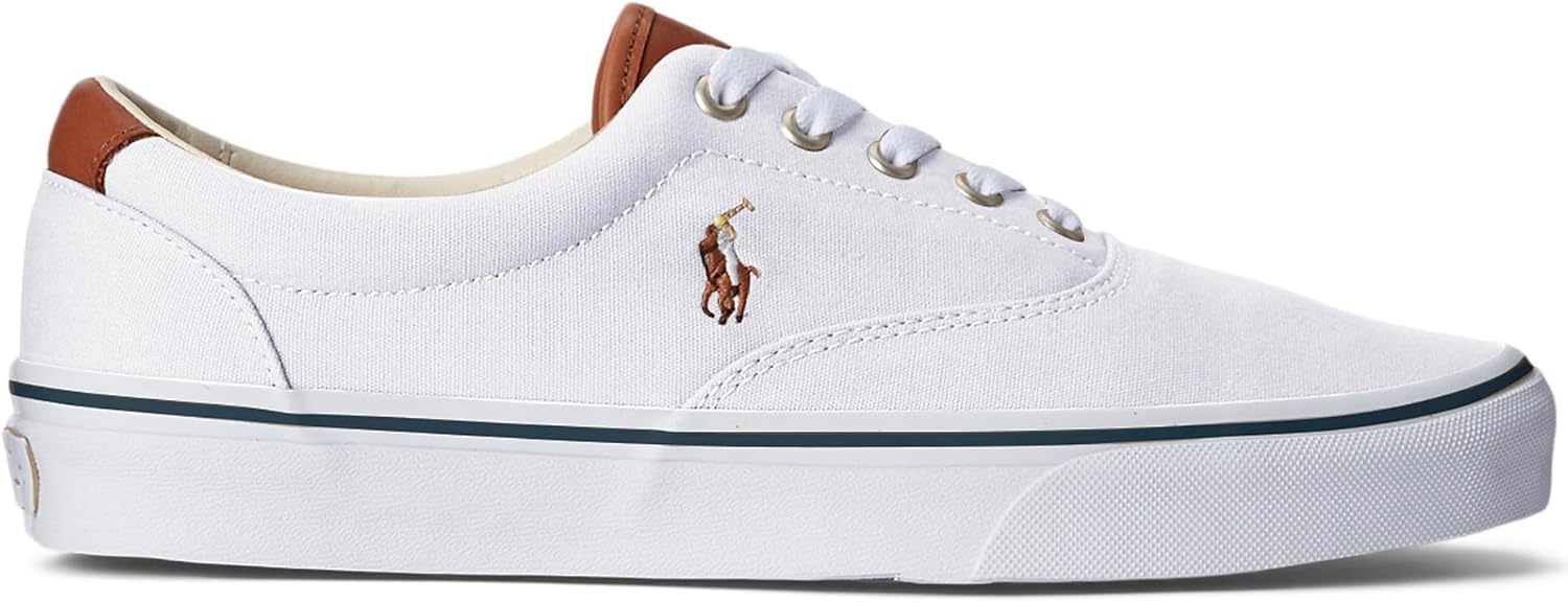 POLO RALPH LAUREN Мужские кроссовки Keaton-Pony, White/Multi — фото 4