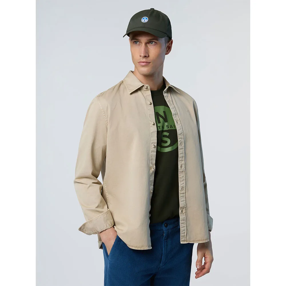 

Рубашка North Sails Regular Spread Collar, бежевый