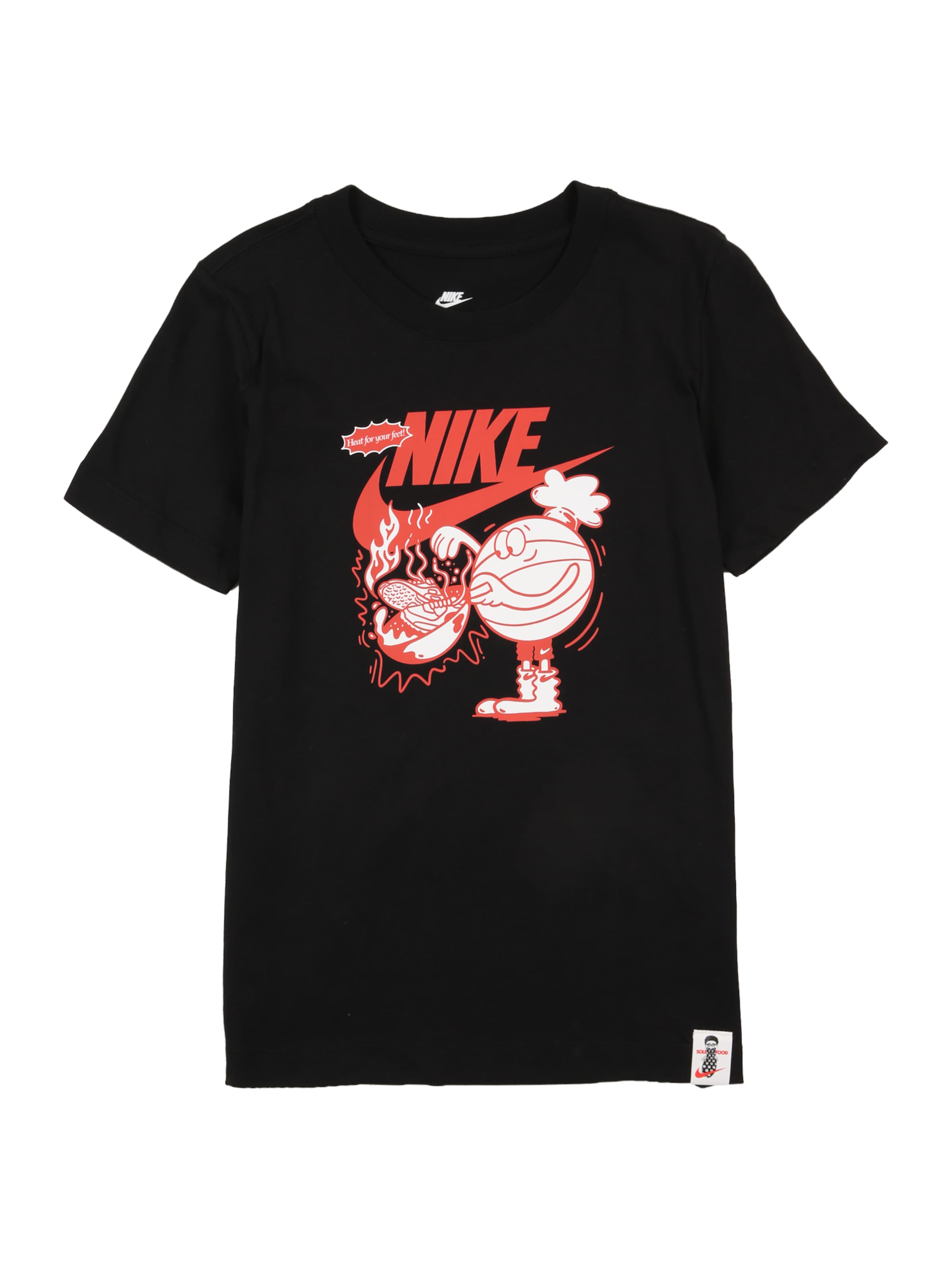 

Nike Sportswear Футболка 'SOLE FOOD' в черном цвете