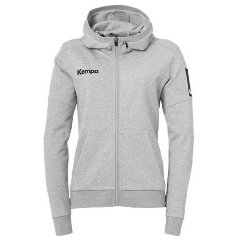 

Толстовка Kempa Status full zip, серый